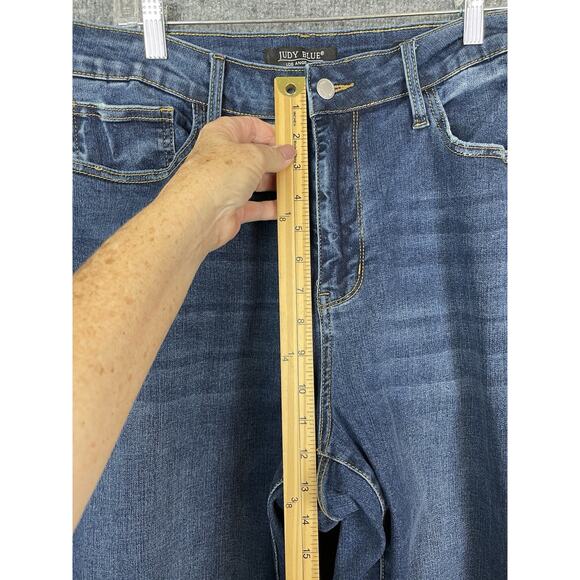 Judy Blue Jeans Women's Size 20W Boyfriend Fit Blue Strech - Picture 6 of 16